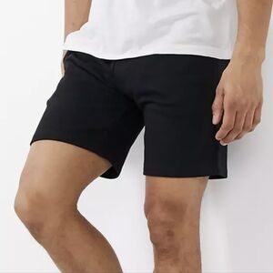 ASOS Black Sweatpant Shorts Casual Athletic Athleisure Small